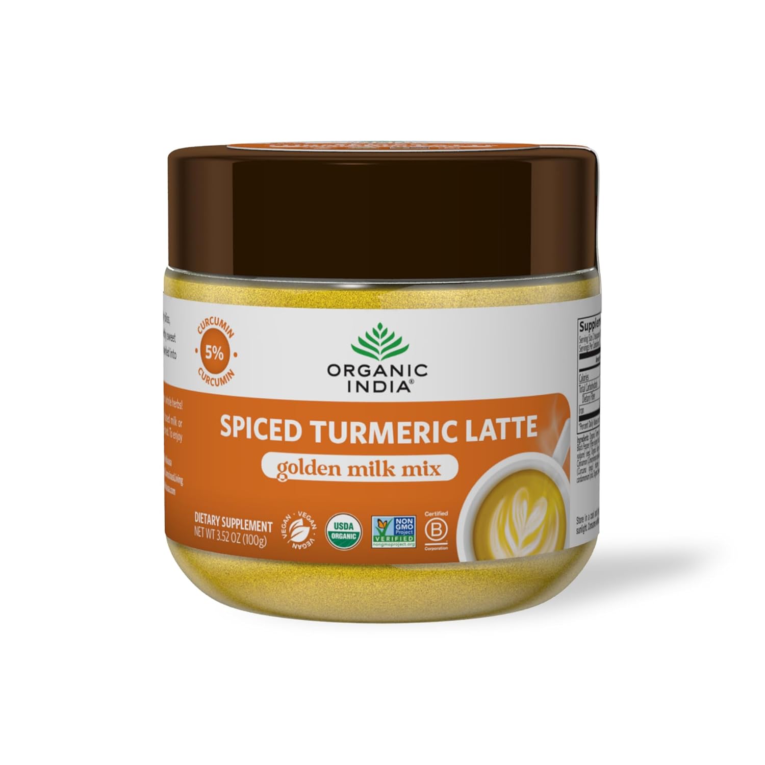 Organic India Spiced Turmeric Latte - Golden Milk Mix